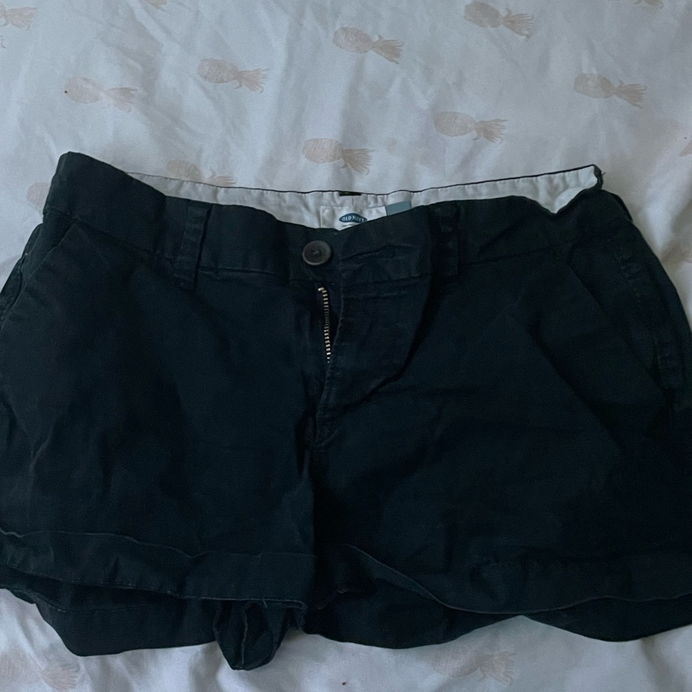 Black short shorts